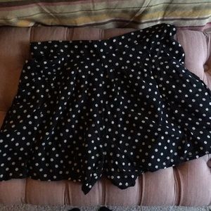 BOGO Free People polka dot flowy fabric shorts